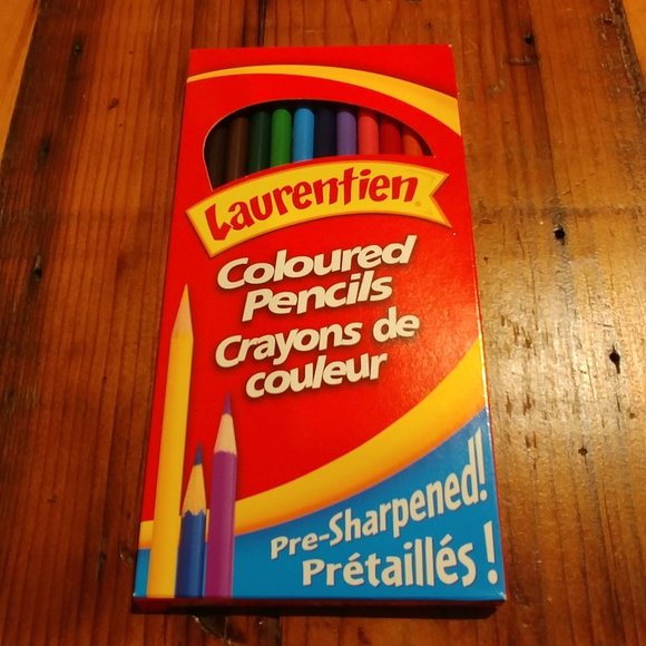 Vintage Laurentien Pencil Crayons (12) RARE #2 - Picture 1 of 4